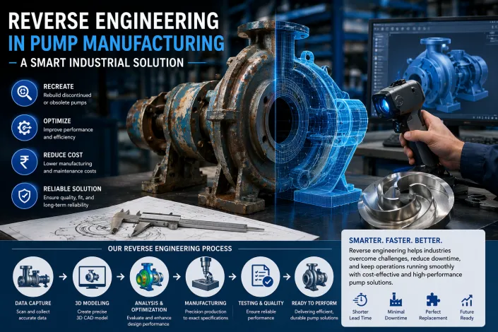 Reverse Engineering in Pump Manufacturing – A Smart Industrial Solution
