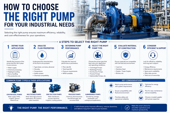 How to Choose the Right Pump for Your Industrial Needs